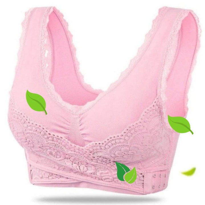 Comfortable & Supportive Bra – Grace-Light Pink-S-State of Style