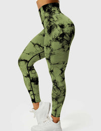 Comfortable Tie Dye Leggings - Ivy-Black Blue-S-State of Style