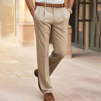 Comfortable Trousers for Men - Finn-Beige-S-State of Style