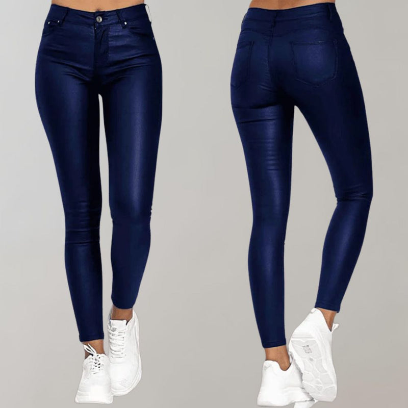 Comfortable Trousers for Women - Sienna-Blue-S-State of Style