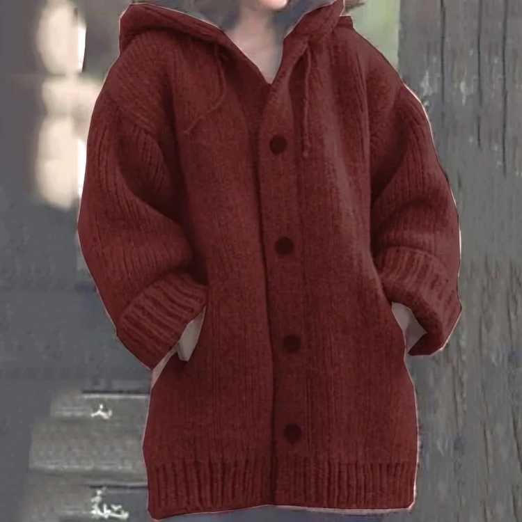 Comfortable Warm Women’s Vest – Sophie-Red-S-State of Style