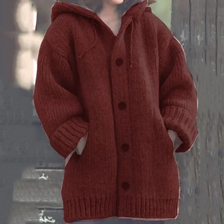Comfortable Warm Women’s Vest – Sophie-Red-S-State of Style