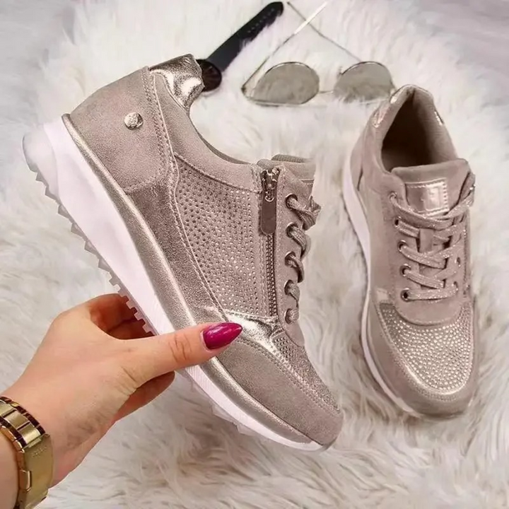 Comfortable Waterproof Women's Shoes - SolEase-Light Brown-2.5-State of Style