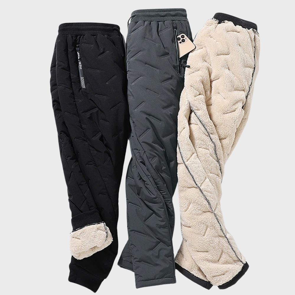 Comfortable Winter Trousers for Men - Logan-Black-M-State of Style