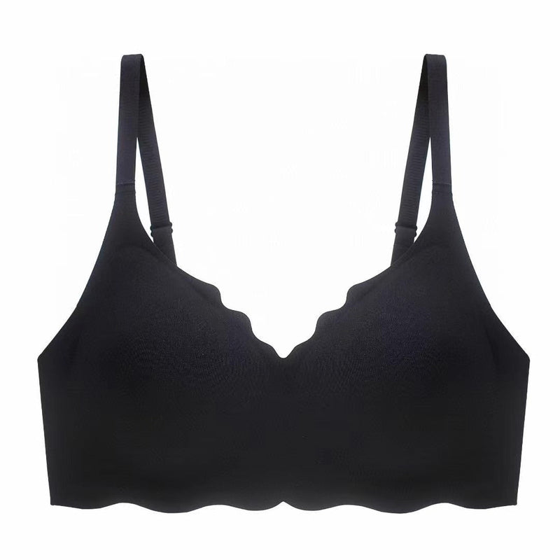 Comfortable Wireless Bra-Style 2 Black-One Size-S (8AB 10A)-State of Style