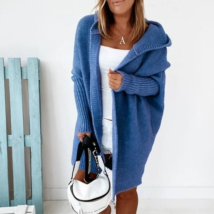 Comfortable Women's Cardigan - Luna-Blue-S-State of Style