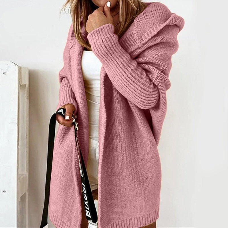 Comfortable Women's Cardigan - Luna-Pink-S-State of Style