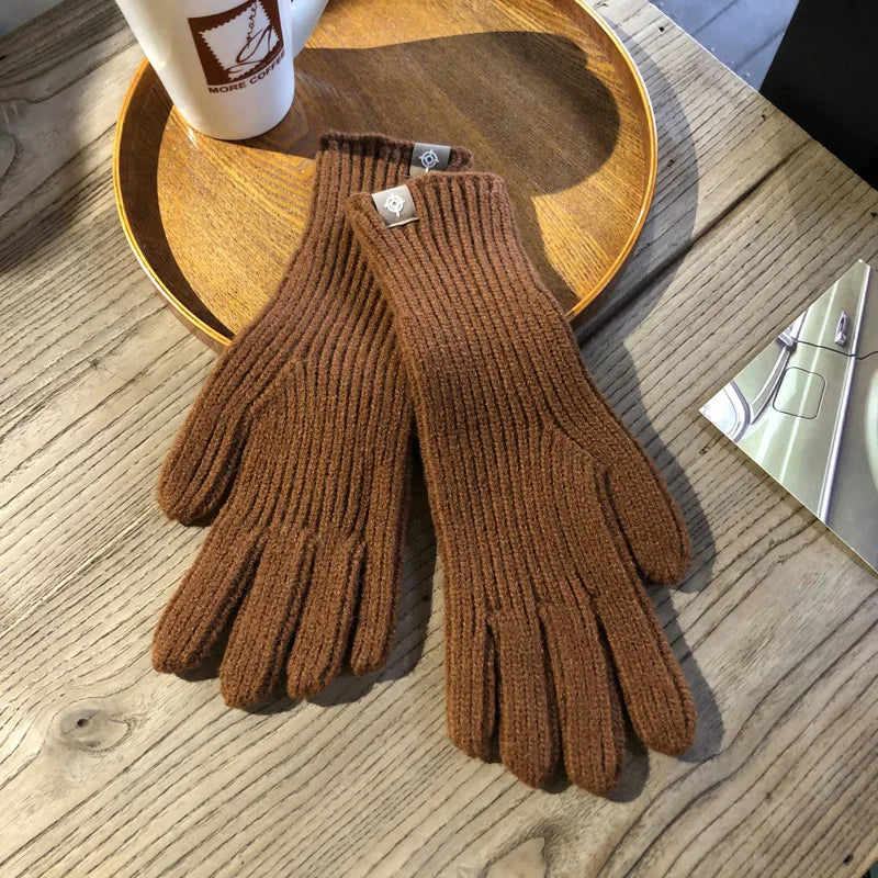 Comfortable Women's Gloves - Isolde-Brown-State of Style