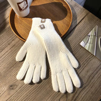 Comfortable Women's Gloves - Isolde-White-State of Style