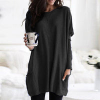 Comfortable Women's Jumper - Lina-Black-S-State of Style