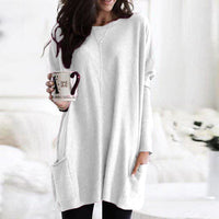 Comfortable Women's Jumper - Lina-White-S-State of Style