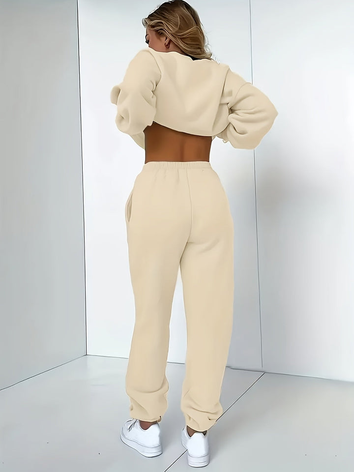 Comfortable Women's Tracksuit - Ivy-Black-S-State of Style