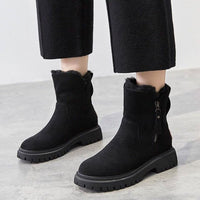 Comfortable Women’s Winter Boots - Aria-Black-4.5-State of Style