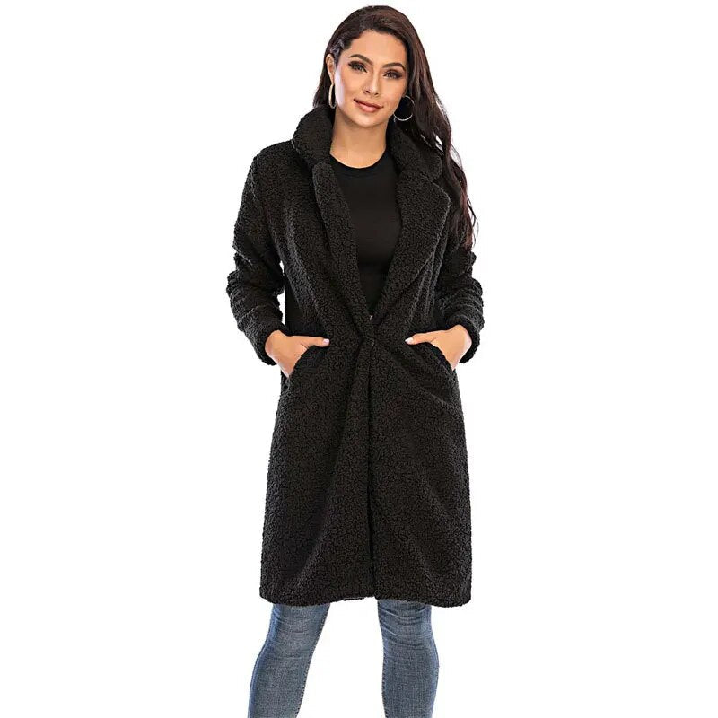 Comfortable Women's Winter Coat - Mila-Dark Grey-S-State of Style