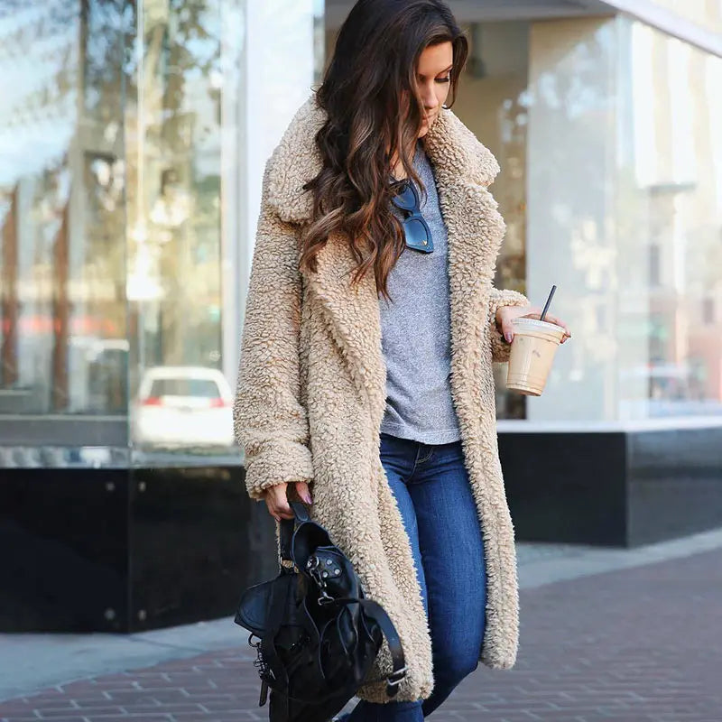 Comfortable Women's Winter Coat - Mila-Dark Grey-S-State of Style