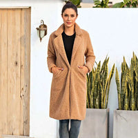 Comfortable Women's Winter Coat - Mila-Dark Grey-S-State of Style