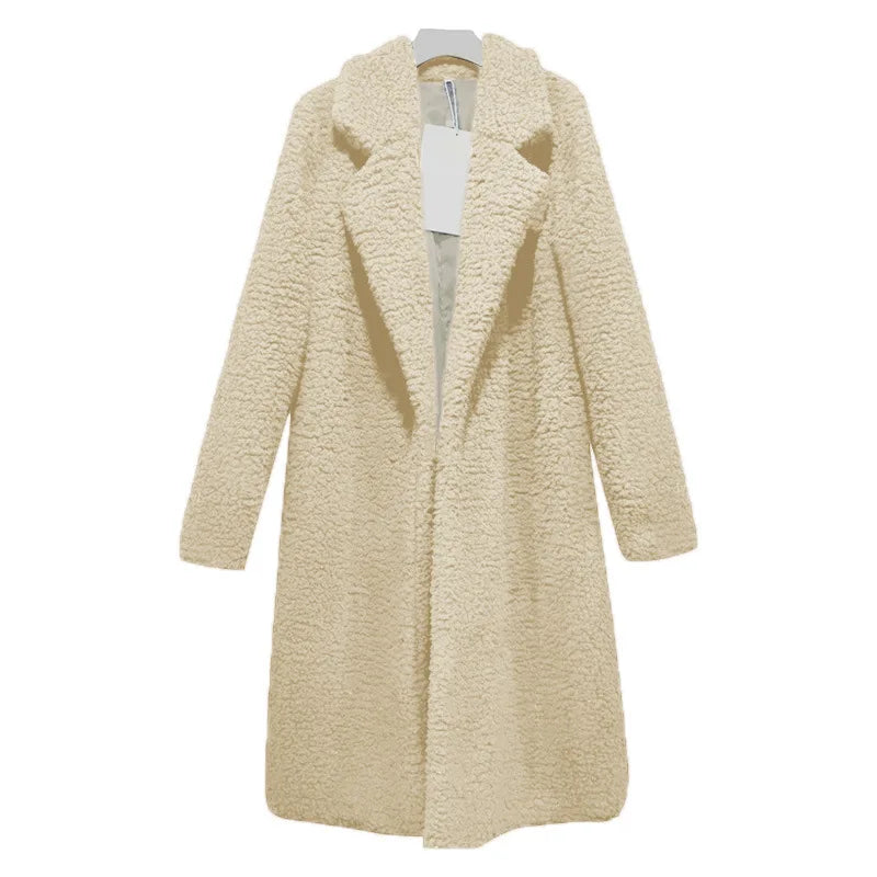 Comfortable Women's Winter Coat - Mila-Khaki-S-State of Style