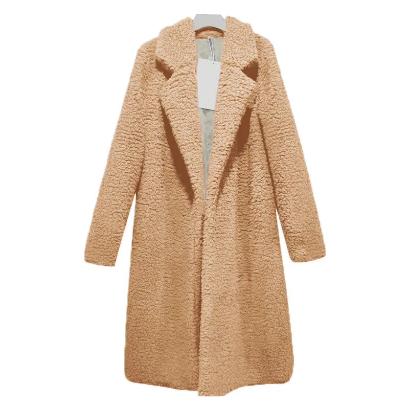 Comfortable Women's Winter Coat - Mila-Light Brown-S-State of Style