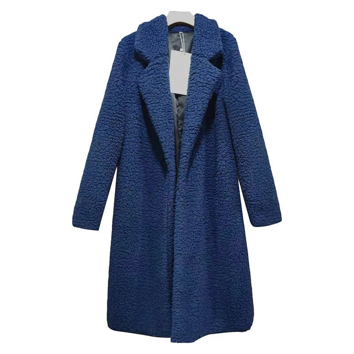 Comfortable Women's Winter Coat - Mila-Navy Blue-S-State of Style