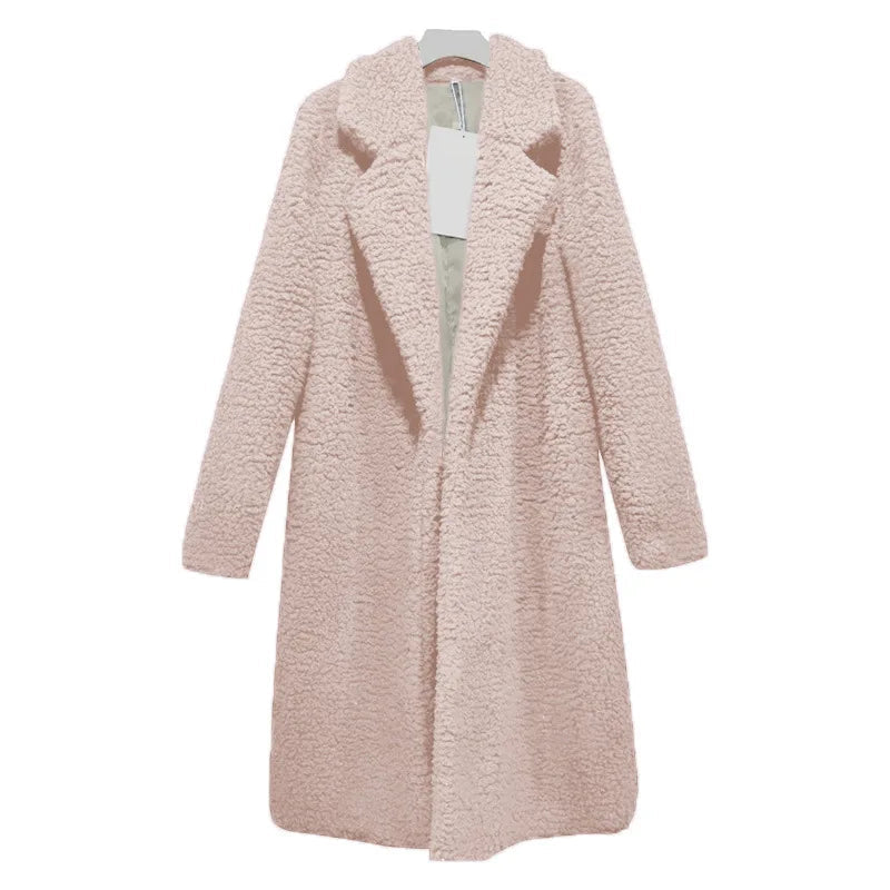 Comfortable Women's Winter Coat - Mila-Pink-S-State of Style
