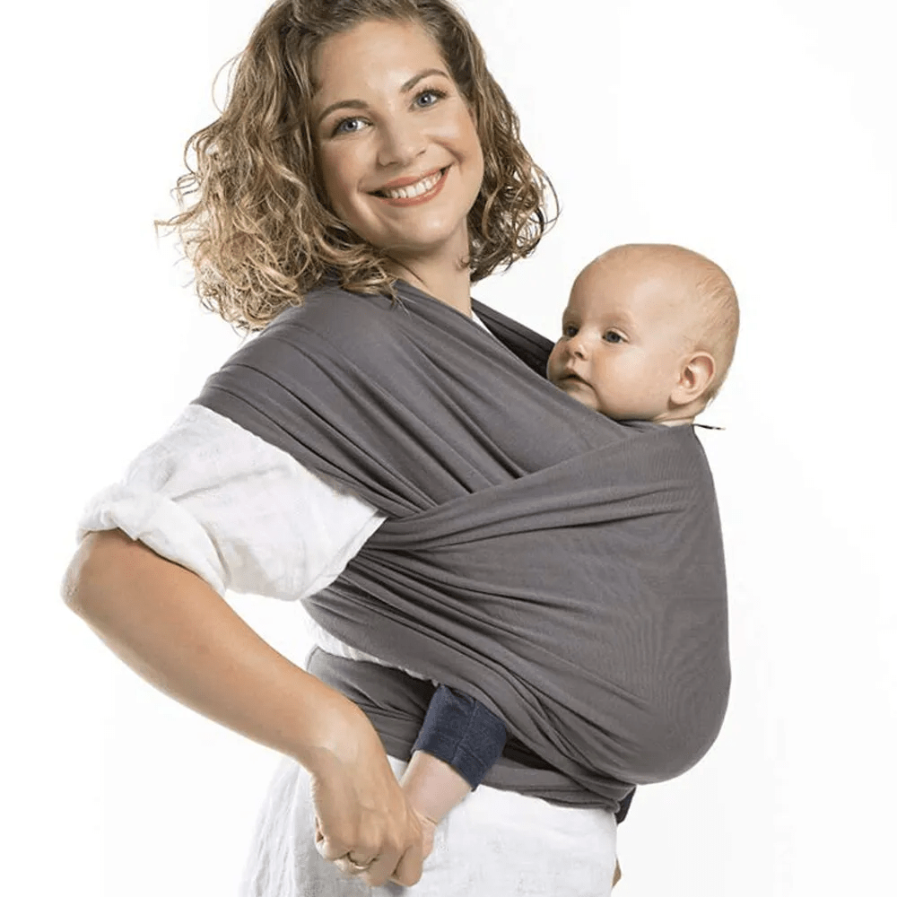 Comfortable Wrap Carrier - KleintjeKnuffel-Grey-State of Style