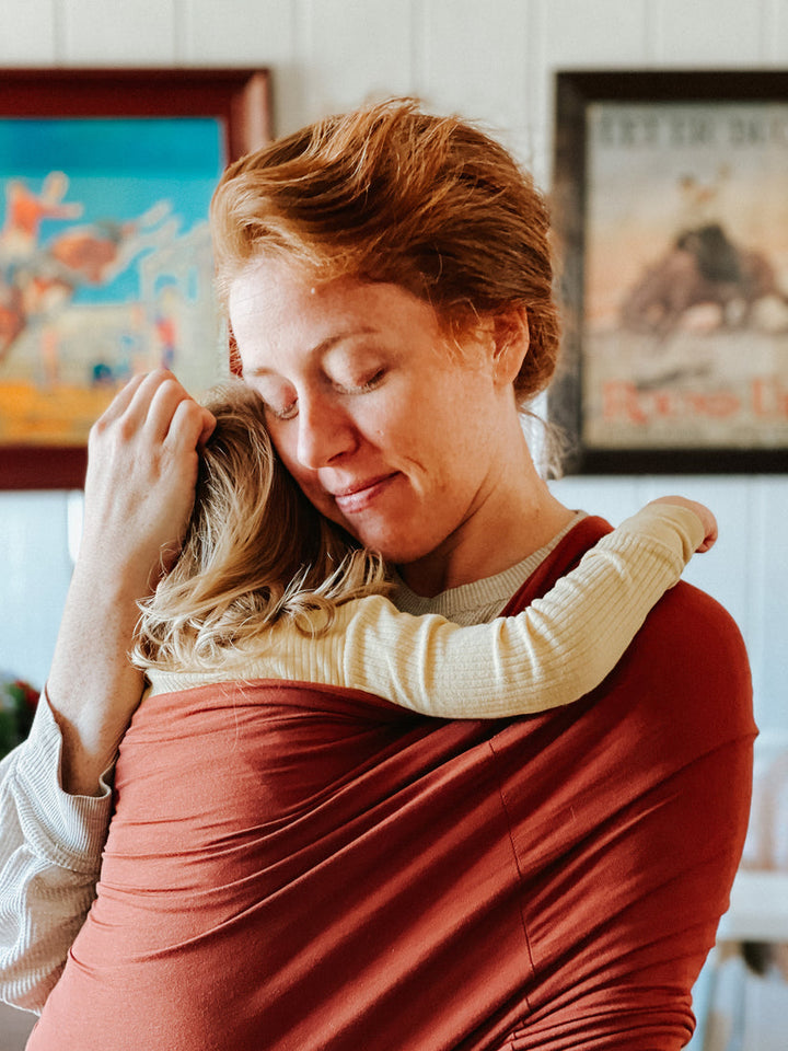 Comfortable Wrap Carrier - KleintjeKnuffel-Orange-State of Style
