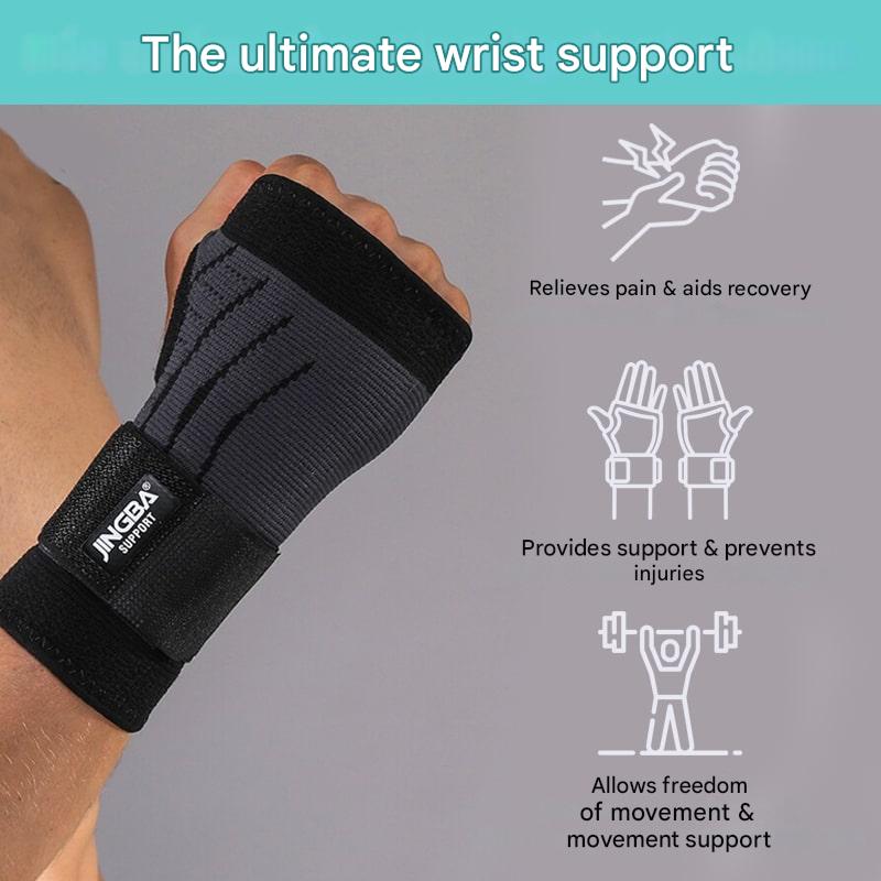 Comfortable Wrist Brace - FlexGuard-Black-Short-S-M-State of Style