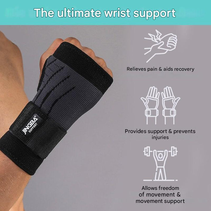 Comfortable Wrist Brace - FlexGuard-Black-Short-S-M-State of Style