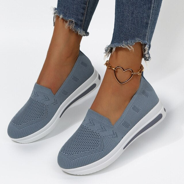 ComfortMax Plus Women's Sneakers | Breathable Orthopedic Design-Light Blue-4.0-State of Style