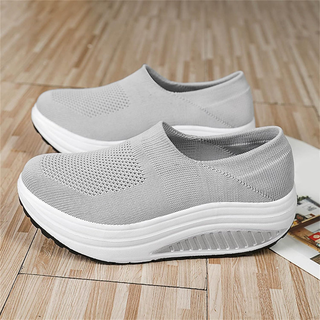 ComfortStride Slides | Women's Flip Flop Sneakers with Orthopedic Footbed-Grey-3.0-State of Style