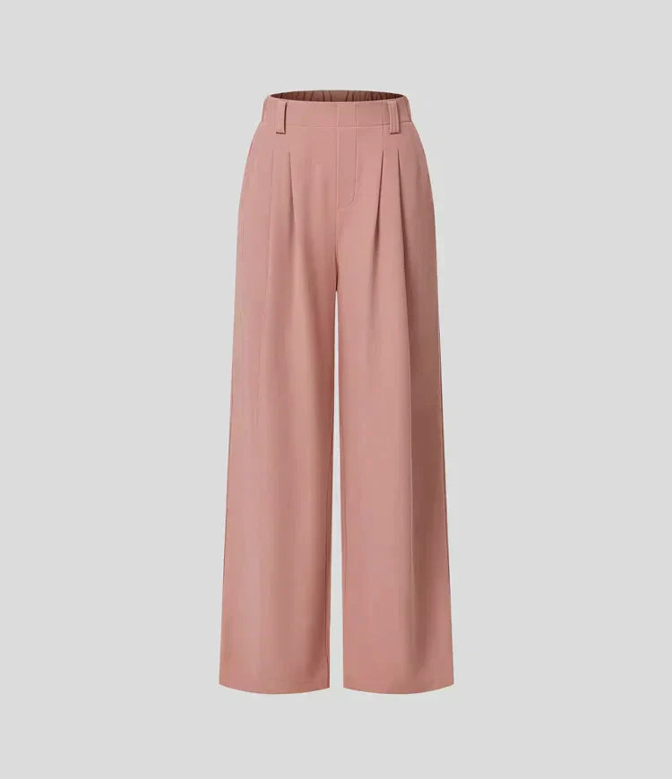 Comfy Ladies Trousers with Wide Legs - Amara-Classic Black-XS-State of Style