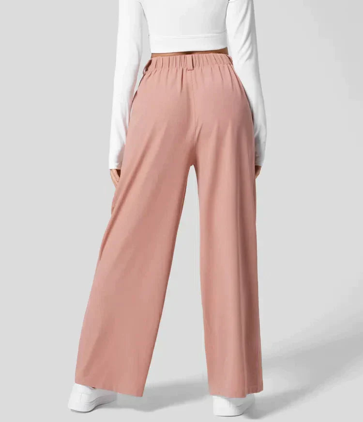 Comfy Ladies Trousers with Wide Legs - Amara-Classic Black-XS-State of Style