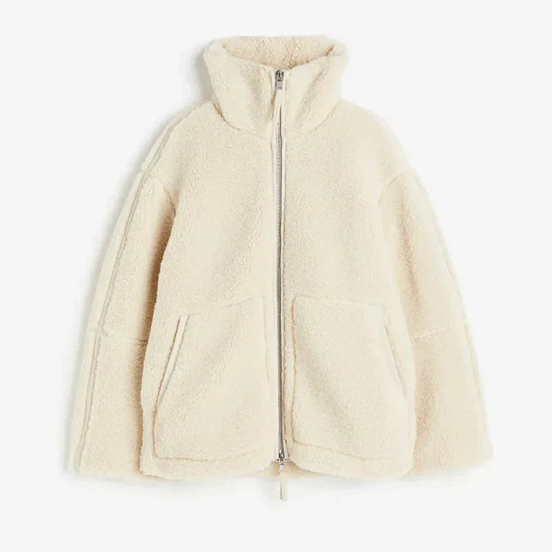 Comfy Teddy Coat - Mila-White-S-State of Style