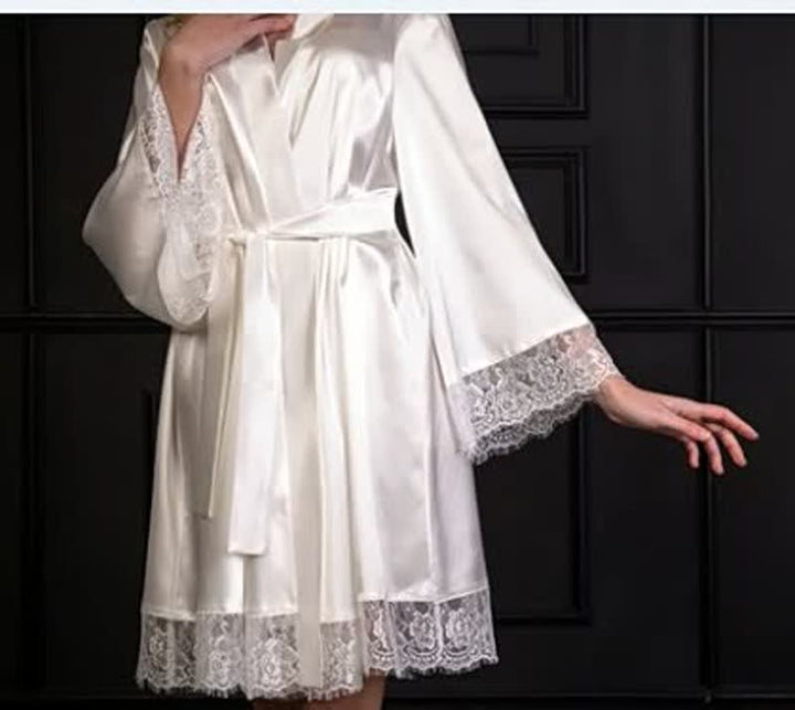 ComfyGown | Women's Elegant Nightwear-White-S-State of Style
