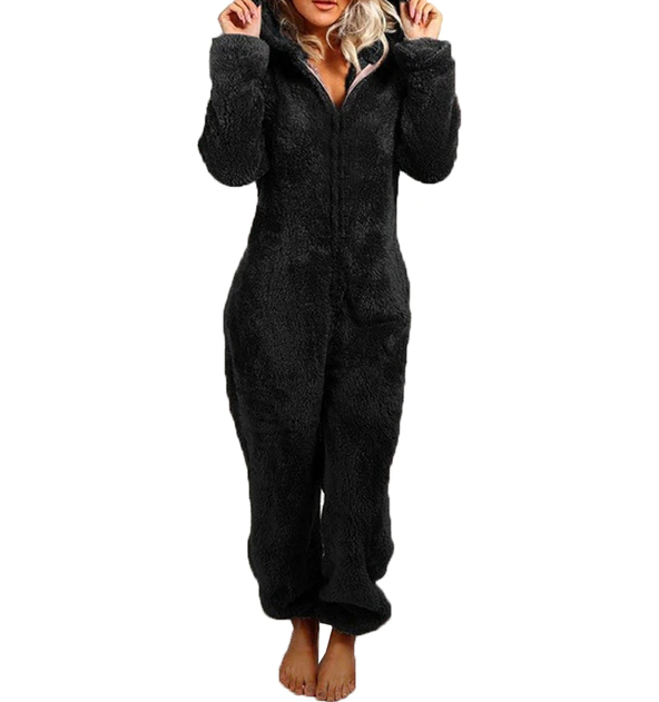 ComfyPyjamas | Women's Soft & Cosy Pyjama Set-Black-S-State of Style