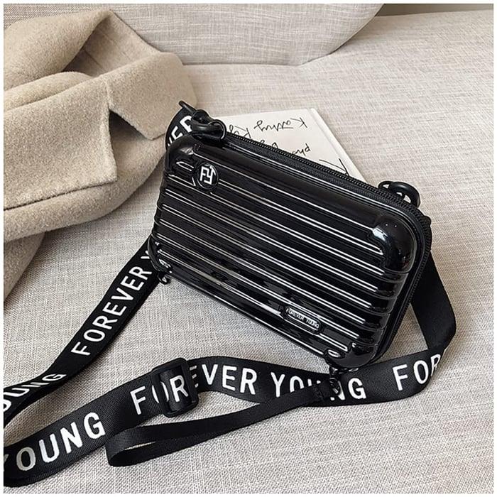 Compact and Stylish Mini Travel Bag for Women - LunaBag-Black-State of Style