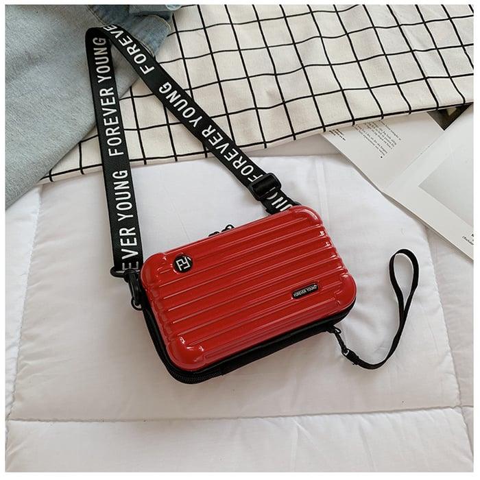 Compact and Stylish Mini Travel Bag for Women - LunaBag-Red-State of Style