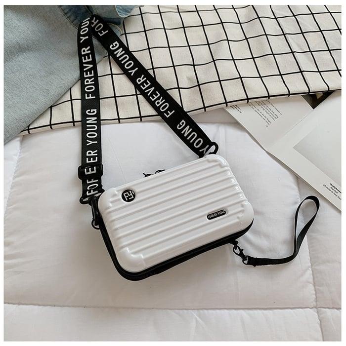 Compact and Stylish Mini Travel Bag for Women - LunaBag-White-State of Style