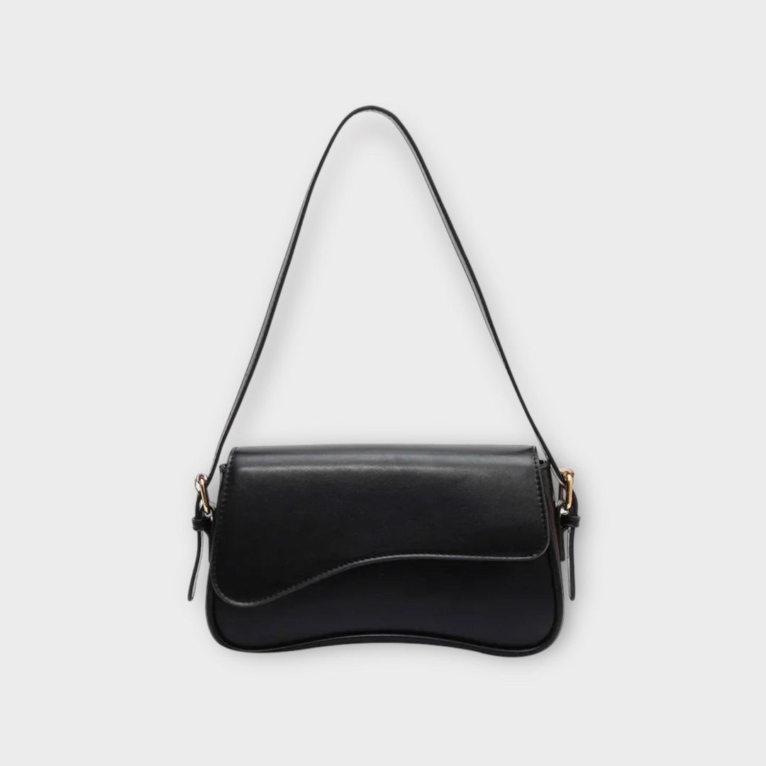 Compact Ladies Shoulder Bag - Sophia-Black-State of Style