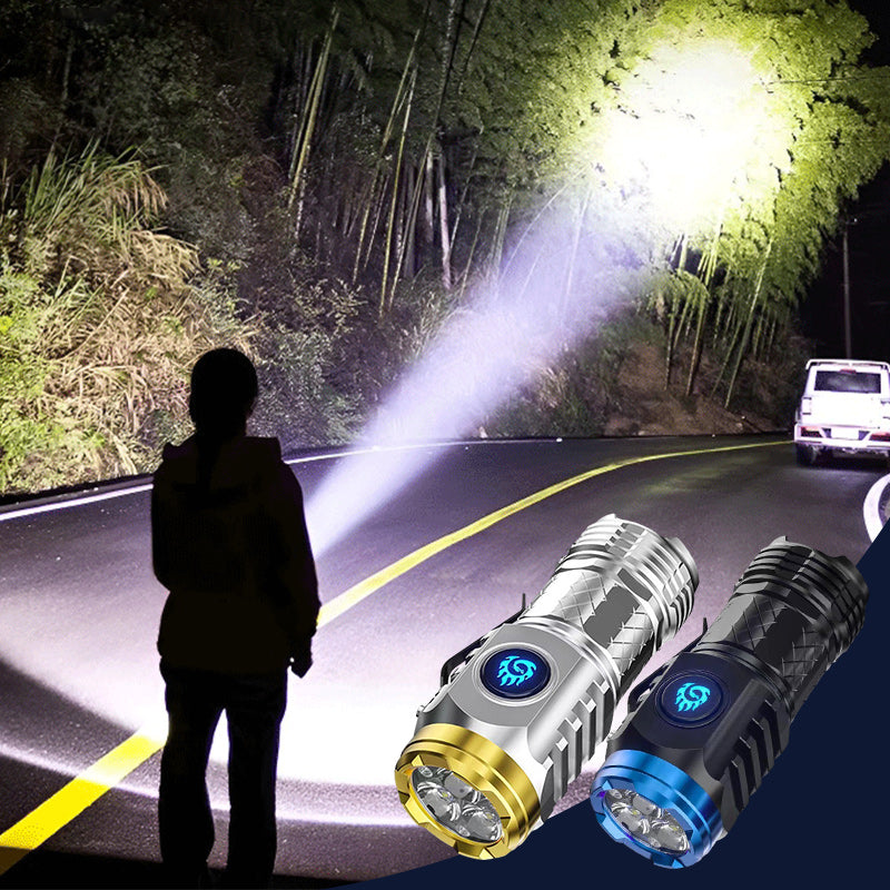 Compact LED Torch - LumenTorch-Black-State of Style