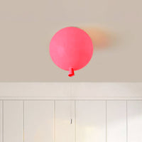 Compact Modern LED Balloon Ceiling Light - AuraLite-20 cm-Pink-State of Style