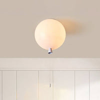 Compact Modern LED Balloon Ceiling Light - AuraLite-20 cm-White-State of Style