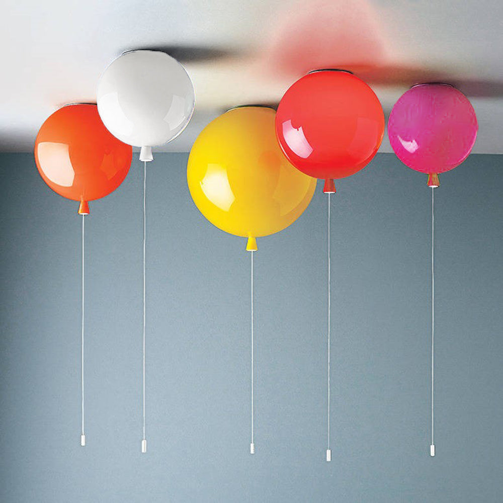 Compact Modern LED Balloon Ceiling Light - AuraLite-20 cm-White-State of Style