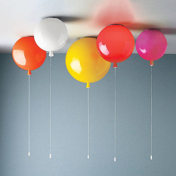 Compact Modern LED Balloon Ceiling Light - AuraLite-20 cm-White-State of Style