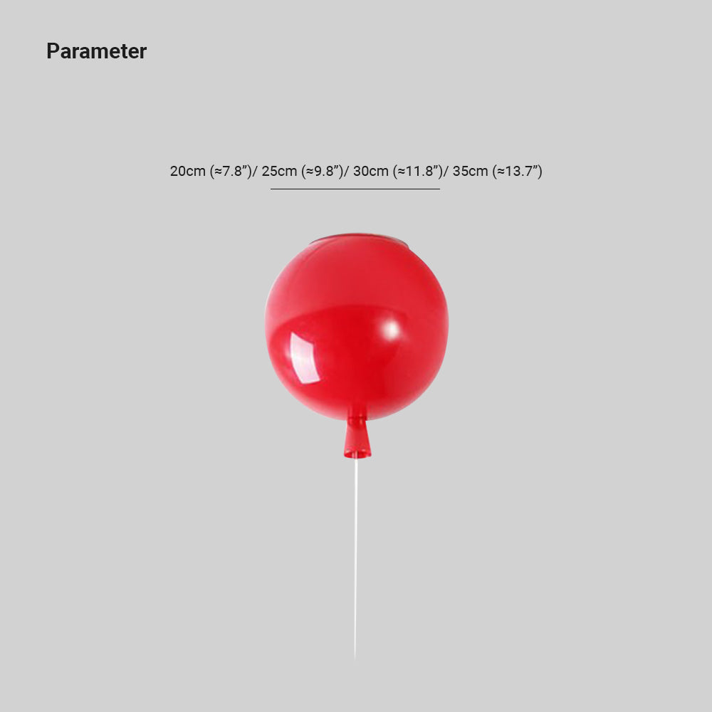Compact Modern LED Balloon Ceiling Light - AuraLite-20 cm-White-State of Style
