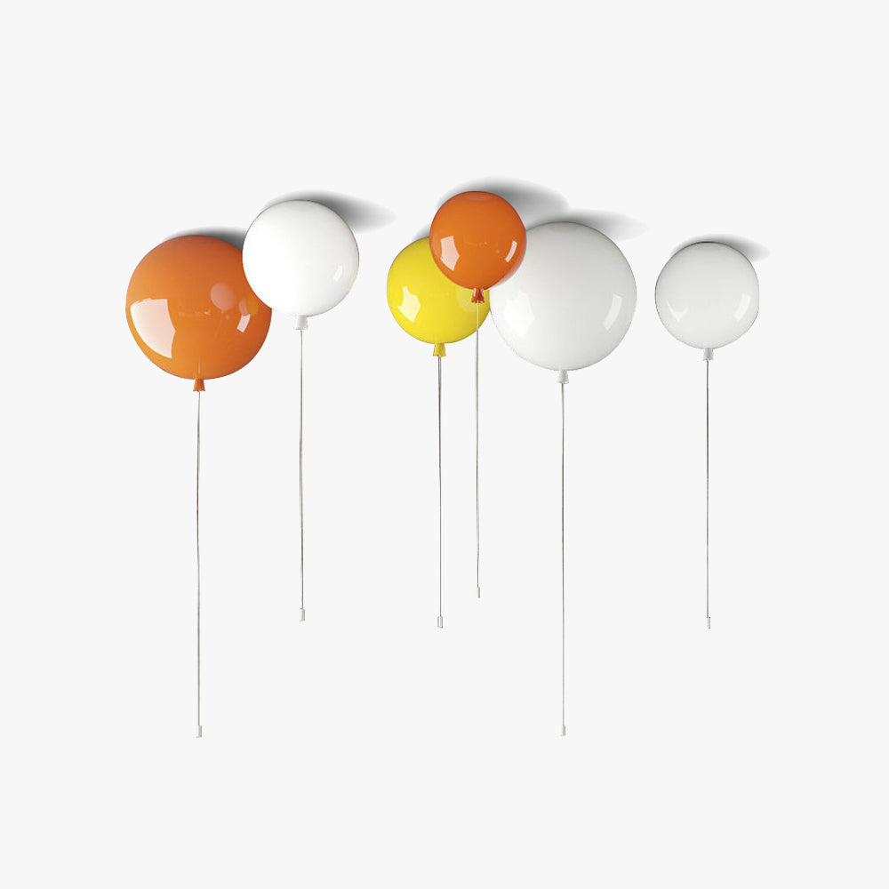 Compact Modern LED Balloon Ceiling Light - AuraLite-20 cm-White-State of Style
