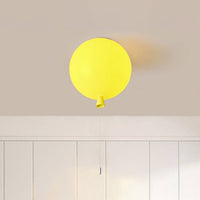 Compact Modern LED Balloon Ceiling Light - AuraLite-20 cm-Yellow-State of Style