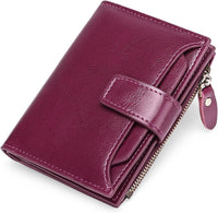 Compact Multi-Functional Leather Wallet – RFID Blocking-Brown-State of Style