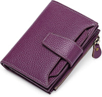 Compact Multi-Functional Leather Wallet – RFID Blocking-Brown-State of Style