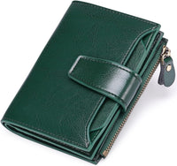 Compact Multi-Functional Leather Wallet – RFID Blocking-Brown-State of Style